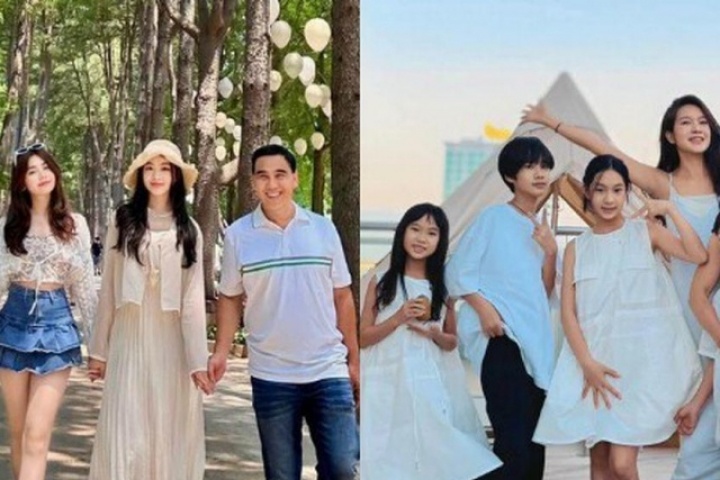 2 sao nam đình đám quê Tiền Giang có "số hưởng": Lấy vợ sở hữu học vấn "khủng", các con vừa đẹp vừa tài