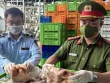 Hàng tấn chân gà, cánh gà, xúc xích "made in China" bị thu giữ
