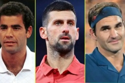 Djokovic áp đảo nhóm  " Big 3 " , vẫn xếp sau tay vợt huyền thoại này