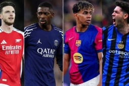 Tứ đại anh hào bán kết Cúp C1: Barca lợi thế tiếp Inter, Arsenal đấu PSG & bài toán Merino