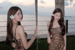 Bạn gái HIEUTHUHAI diện váy da beo ngắn, khoe giao diện  gái hư 
