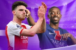 Arsenal quyết đấu PSG nảy lửa nhờ 2 át chủ bài, tham vọng giải "cơn khát" Cúp C1 (Clip 1 phút)
