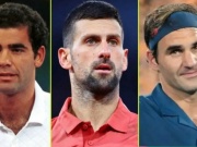 Djokovic áp đảo nhóm  " Big 3 " , vẫn xếp sau tay vợt huyền thoại này