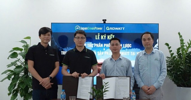 Năng Lượng Xanh Nhật Bản và Growatt ký kết hợp tác chiến lược: Nâng tầm điện mặt trời chất lượng cao tại miền Bắc Việt Nam