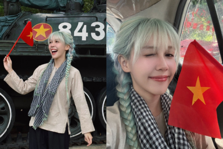 "Thánh nhạc chế" Hậu Hoàng đăng ảnh 30/4 kèm trạng thái này