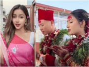 Chàng trai lấy vợ Nepal kém 13 tuổi xinh như “thần tiên tỷ tỷ”, đám cưới khách mời phải uống nước rửa chân