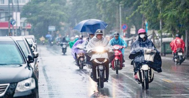 Miền Bắc đón mưa dông liên tiếp