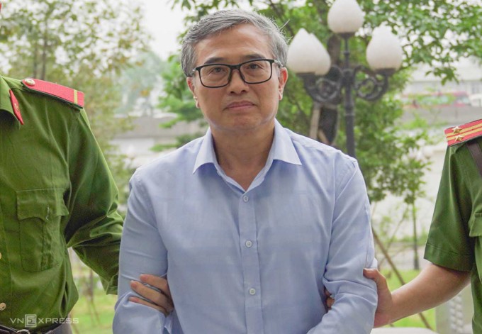Bị cáo Hoàng Quốc Vượng, cựu chủ tịch Tập đoàn Điện lực Việt Nam (EVN), cựu thứ trưởng Công Thương. Ảnh: Hoàng Giang