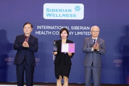 Siberian Health Quốc tế được vinh danh Top 30 doanh nghiệp FDI tiêu biểu tại Giải thưởng Rồng Vàng 2025