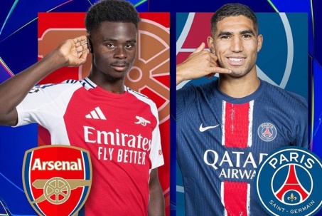 Trực tiếp bóng đá Arsenal - PSG: "Pháo thủ" có lợi thế lớn (Cúp C1)