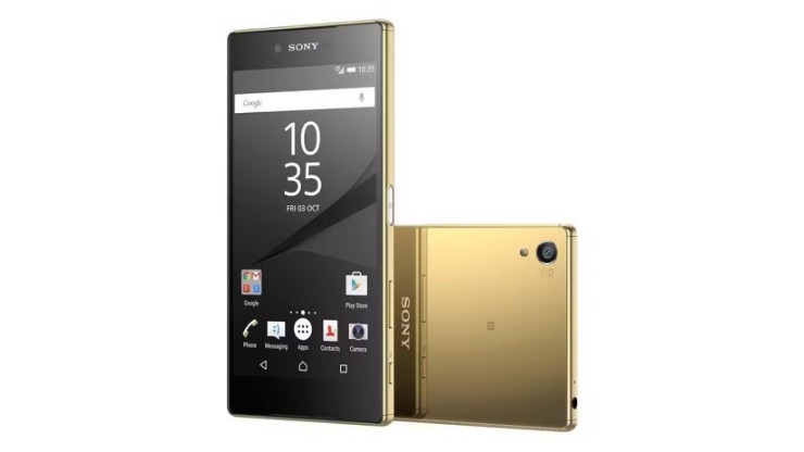 Với lớp hoàn thiện màu vàng nổi bật, Sony Xperia Z5 thu hút ánh nhìn với các cạnh phẳng và mặt sau mịn màng, tạo cảm giác như một khối vàng.
