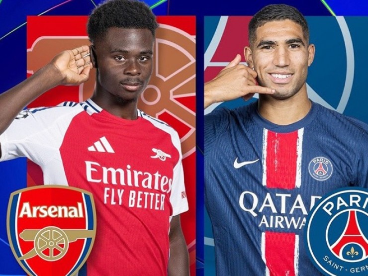 Trực tiếp bóng đá Arsenal - PSG: “Pháo thủ“ có lợi thế lớn (Cúp C1)