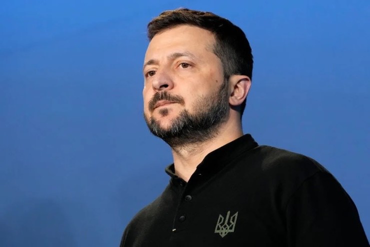 Tổng thống Ukraine Volodymyr Zelensky. Ảnh: Bloomberg.