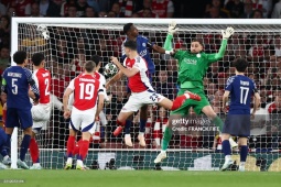 Rực lửa Arsenal - PSG:  " Pháo thủ "  chơi bài cố định, Merino ghi bàn vẫn không được tính