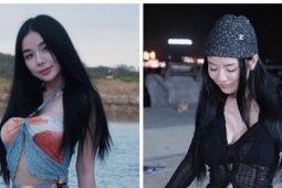 Vợ cũ Hoài Lâm gây chú ý khi diện đồ gợi cảm