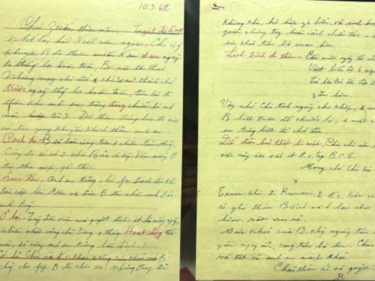 Lá thư “tuyệt mật“ đi thăm miền Nam của Chủ tịch Hồ Chí Minh