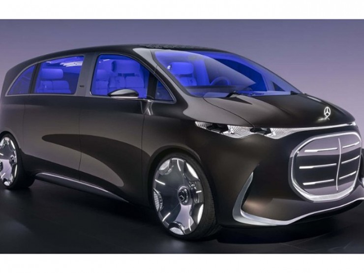 Mercedes-Benz tung ảnh xe VAN ý tưởng Vision V