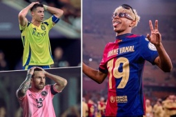 Barcelona lại ngược dòng nghẹt thở, Yamal toả sáng ngày Ronaldo - Messi mờ nhạt (Clip 1 phút)