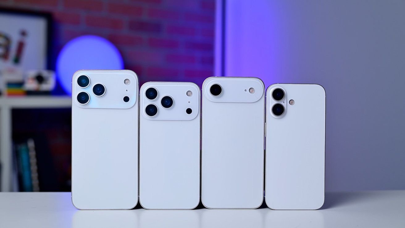 Lần đầu trên tay mô hình bộ tứ iPhone 17 - 1