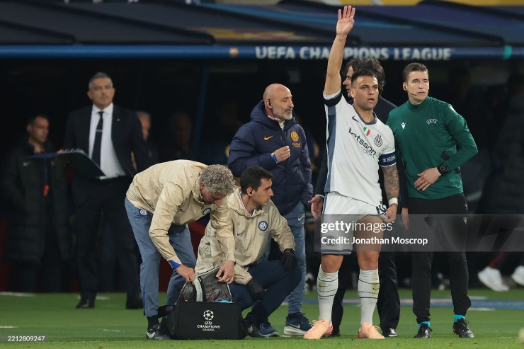 Tiền đạo Martinez của Inter cũng gặp vấn đề