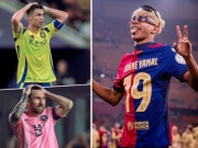 Barcelona lại ngược dòng nghẹt thở, Yamal toả sáng ngày Ronaldo - Messi mờ nhạt (Clip 1 phút)