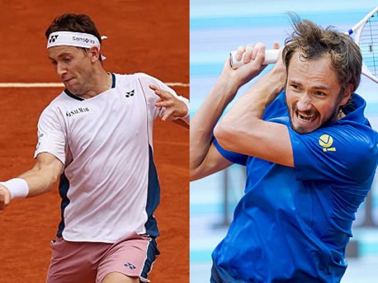 Video tennis Ruud - Medvedev: 2 set đẳng cấp, trả nợ thành công (Madrid Open)