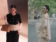 Á hậu Dương Tú Anh “đốt mắt” fan với túi hiệu tiền tỷ
