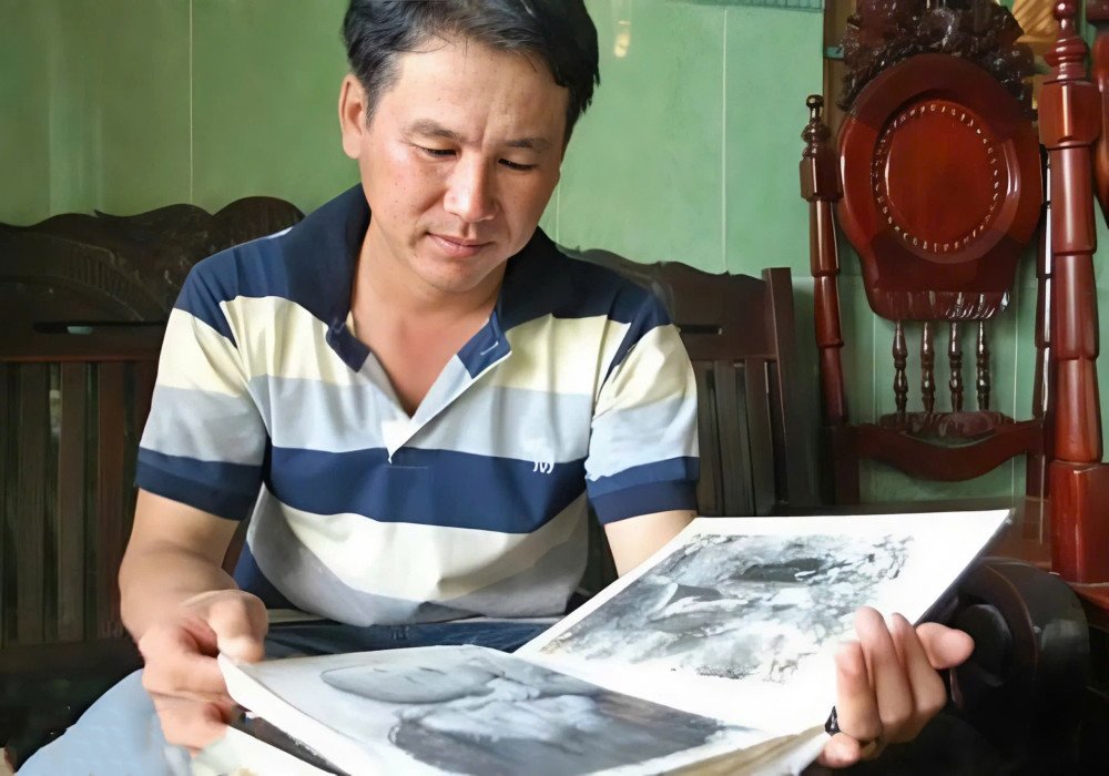Nguyễn Văn Thuận - người đóng con trai của Ba Đô và Sáu Xoa. 