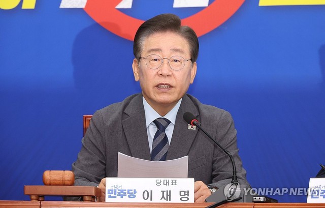 Ông Lee Jae-myung, ứng viên tổng thống Hàn Quốc của Đảng Dân chủ Ảnh: YONHAP