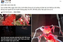 Vụ hàng loạt drone rơi đêm 30/4: Người nhặt được không trả lại sẽ bị xử lý thế nào?
