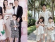 Anh chồng Đỗ Mỹ Linh đi du lịch cùng cặp song sinh, khoe khéo đồ em dâu 'tài trợ'