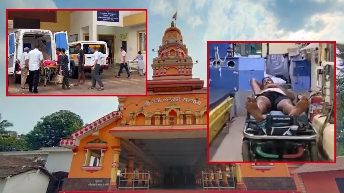 Người bị thương trong vụ giẫm đạp được đưa tới bệnh viện (ảnh: India Today)