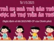 Từ 1/5/2025: Trẻ em nhà trẻ bán trú được hỗ trợ tiền ăn trưa