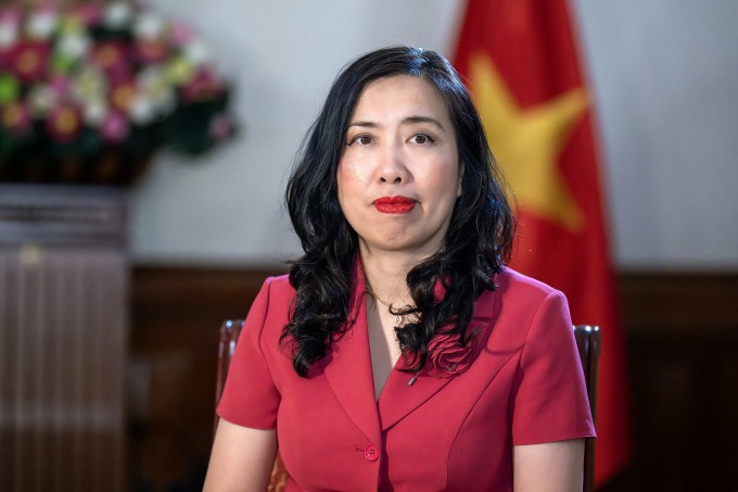 Thứ trưởng Ngoại giao Lê Thị Thu Hằng. Ảnh: BNG
