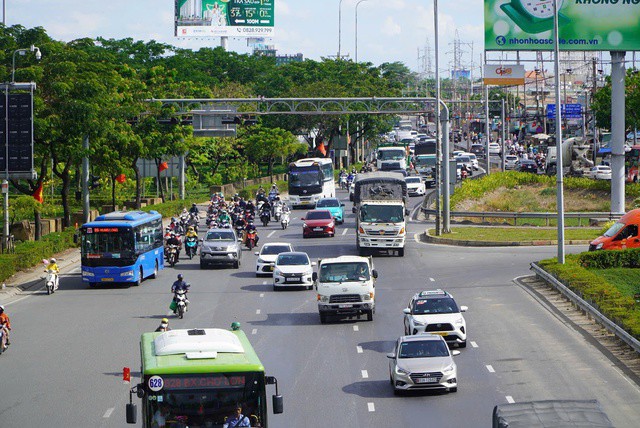 Chiều nay giao thông toàn TP HCM không xảy ra ùn ứ nghiêm trọng.