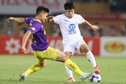 Trực tiếp bóng đá Hà Nội - Nam Định: Đôi công quyết liệt (V-League)