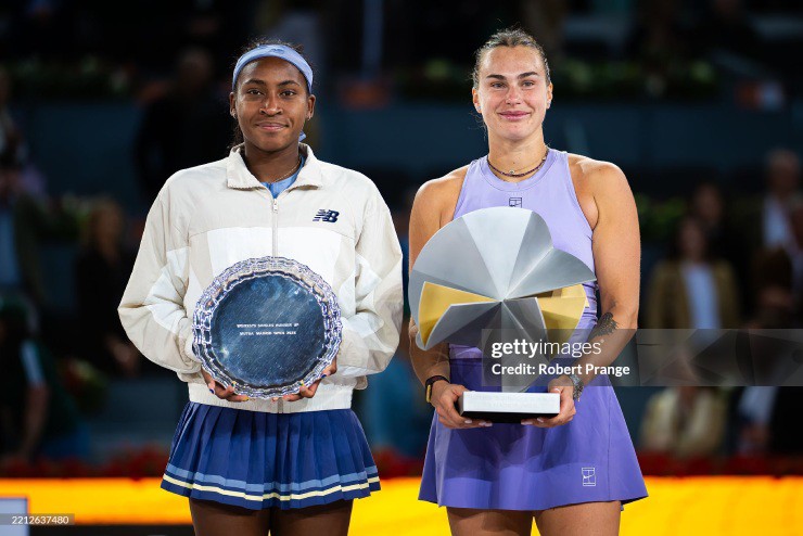Sabalenka lần thứ 3 vô địch Madrid Open