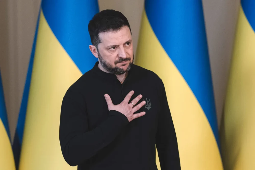 Tổng thống Volodymyr Zelensky. Ảnh: BLOOMBERG