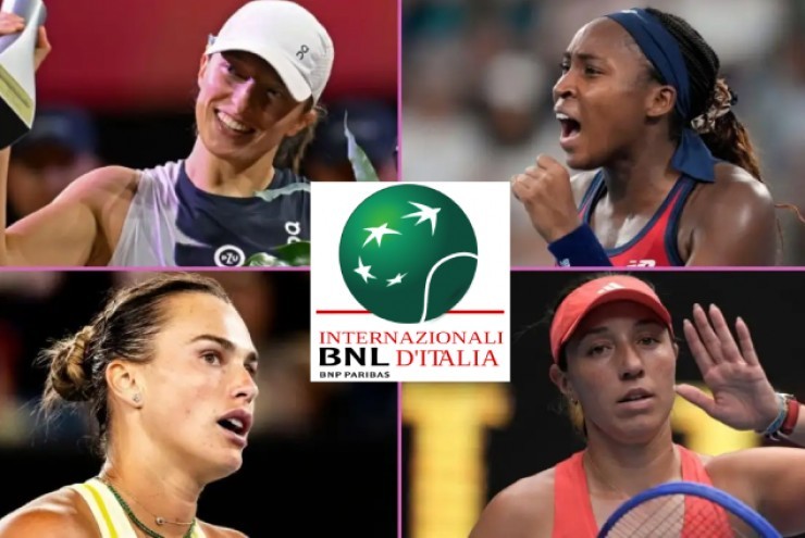Lịch thi đấu tennis đơn nữ giải Rome Masters 2025 mới nhất