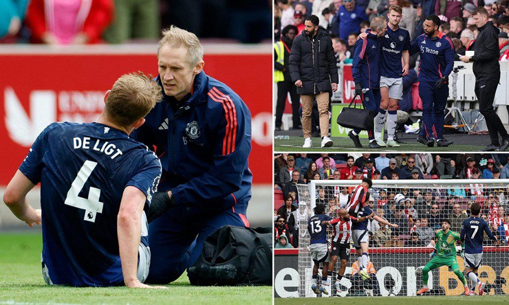 De Ligt gặp chấn&nbsp;thương trước khi MU bị&nbsp;thủng lưới