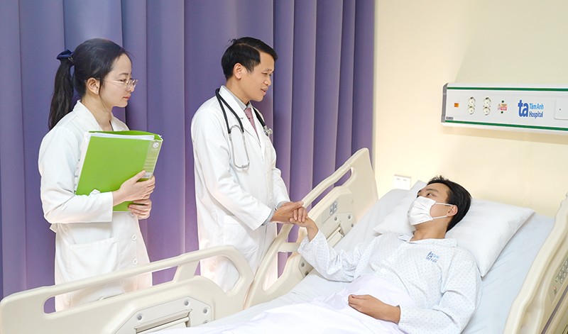 Người bệnh tham gia nghiên cứu VISTA-1 được chăm sóc toàn diện trong quá trình điều trị. Ảnh: BVĐK Tâm Anh