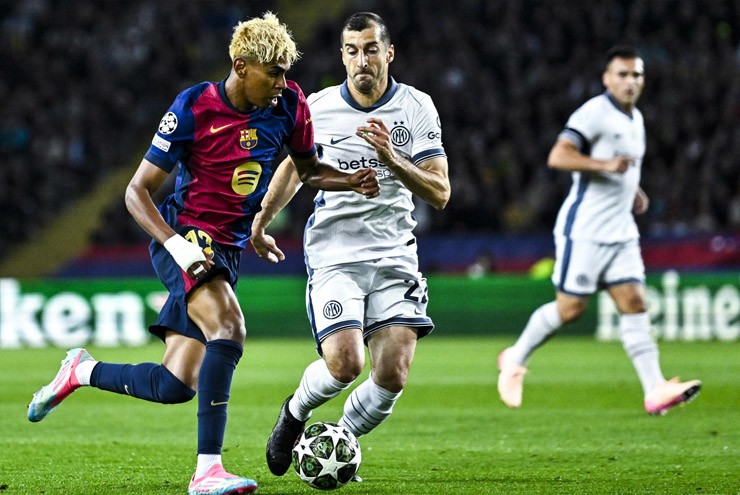 Những trận đấu giữa Barcelona và Inter Milan luôn diễn ra hấp dẫn