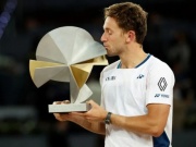 Ruud phá dớp với  " số 7 may mắn " , lập kỷ lục đỉnh cao ở Madrid Open