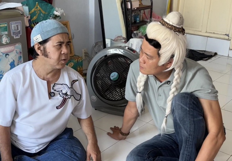 NSƯT Bạch Long hiện tại sống độc thân trong căn nhà trọ. Ảnh FB Khương Dừa