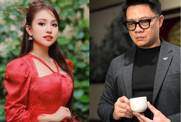 &nbsp; MC Vân Hugo và BTV Quang Minh.&nbsp;