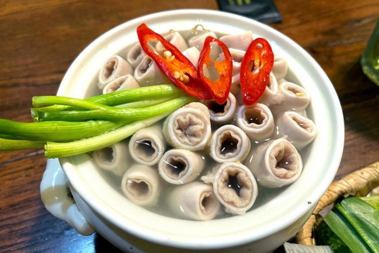 Lòng se điếu được chế biến thành món ngon. Ảnh Cleanipedia