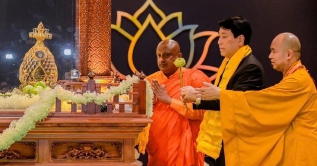 Chủ tịch nước Lương Cường cùng các lãnh đạo chi...