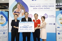 P&G Việt Nam cùng Saigon Co.op trao 3 triệu lít nước uống sạch đến cộng đồng