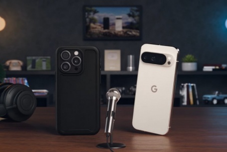Google tiếp tục "khịa" iPhone 17 Pro với thiết kế thanh camera giống Pixel