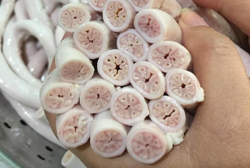 Lòng se điếu được coi là cực hiếm, hàng nghìn con lợn may ra có một con có lòng se điếu.